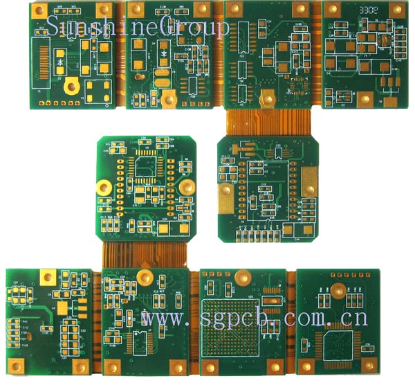 超薄五層軟硬結合板樣品正反面實拍圖 超薄五層軟硬結合板樣品正反面實拍圖